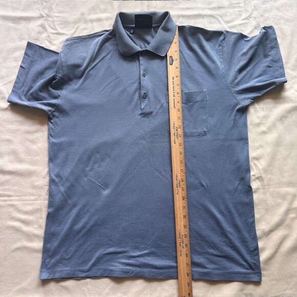 Flotta Mercantile Mens Polo XL Blue Gray Short Sleeves read - Picture 6 of 10